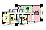 間取り：4LDK、南西角部屋、3面バルコニー、全居室収納【専有面積89.50m2】