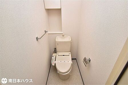 【トイレ】温水洗浄便座機能付き!ハウスクリーニング済みで気持ちよく新生活をスタートできます♪