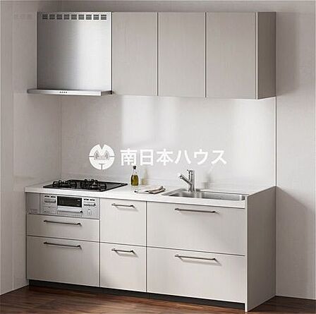 【キッチンパース図】システムキッチンへリフォーム予定！人工大理石カウンターです！