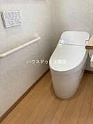 水洗トイレです。