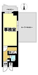広々ルーフバルコニー、事務所利用可能な1Kマンション