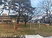 家の前に公園があります。