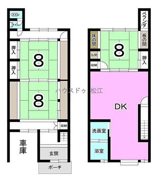 間取りを拡大表示