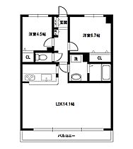 サンシャイン淡路  ｜ 大阪府大阪市東淀川区淡路4丁目1-36（賃貸マンション2LDK・5階・54.90㎡） その2