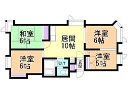 メゾンドパーク 4LDKの間取図画像