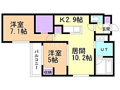 物件の間取り