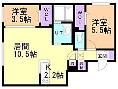 物件の間取り