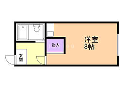 藤井ビル北17条4 ワンルームの間取図画像