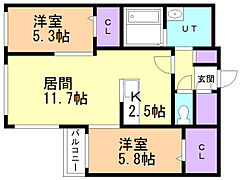 物件の間取り