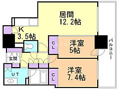 物件の間取り