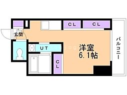 アストリアN6 1Kの間取図画像