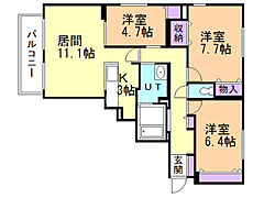 物件の間取り