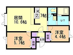 物件の間取り