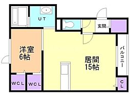 間取図画像 1LDK