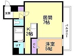 間取図画像 1LDK