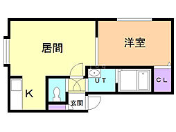 間取図画像 1LDK