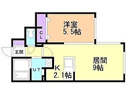 間取図画像 1LDK