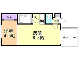 間取図画像 1LDK