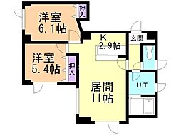 ハウスたいら弐番館 2階