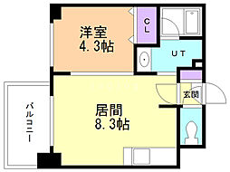 間取図画像 1LDK