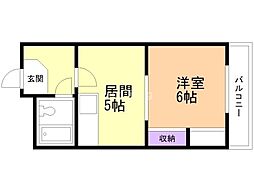 間取図画像 1DK