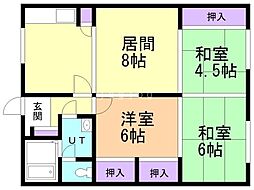 間取図画像 3LDK