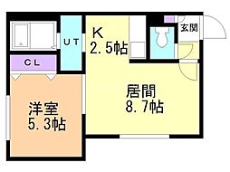 間取図画像 1LDK