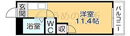フレンドコーポ2 ワンルームの間取図画像