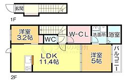 L-bloom東櫛原 2階