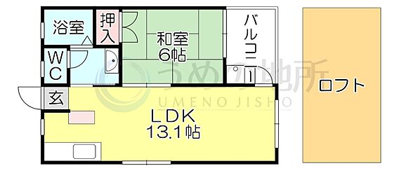 シティベール山村2A_間取り_0