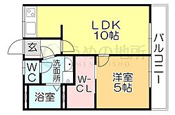 ニューコーポ高田A棟 1階/202