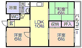 MARKSFORT津福 502 ｜ 福岡県久留米市津福本町（賃貸マンション3LDK・5階・61.75㎡） その2