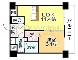 グランシャリオ諏訪野 6階/602