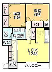 物件の間取り