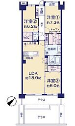 間取図画像 3LDK