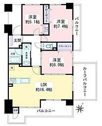 間取図画像 3LDK