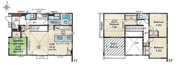 間取りを拡大表示