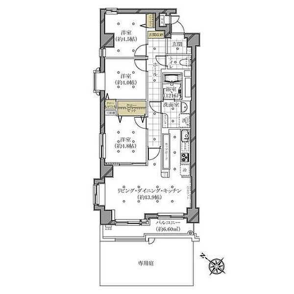 間取りを拡大表示