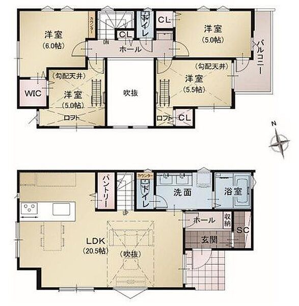 間取りを拡大表示