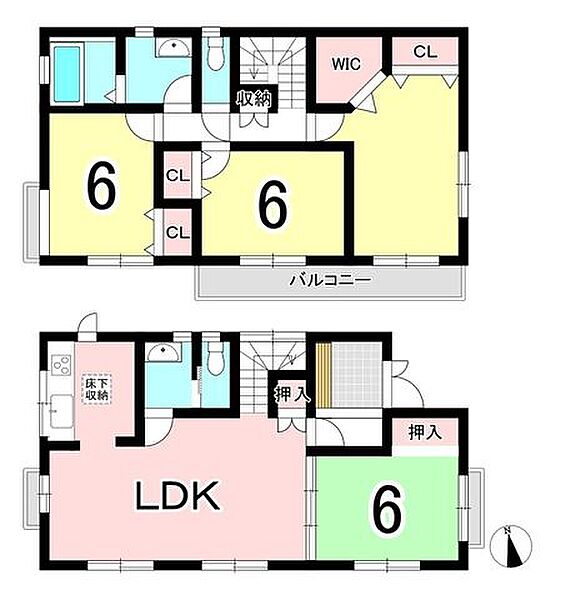 間取りを拡大表示