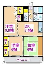 グランド中央 402 ｜ 鹿児島県霧島市国分中央4丁目15-34（賃貸マンション3DK・4階・66.59㎡） その2