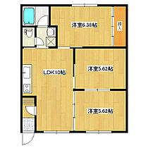 富士ハイツ 1-02 ｜ 北海道北見市常盤町６丁目2番地8（賃貸アパート3LDK・1階・57.71㎡） その2