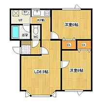 ハッピー96II 1-1 ｜ 北海道北見市川沿町145番地75（賃貸アパート2LDK・1階・47.79㎡） その2