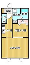 ヴィータ 2-A ｜ 北海道北見市北斗町３丁目9番14号（賃貸アパート1LDK・2階・36.45㎡） その2