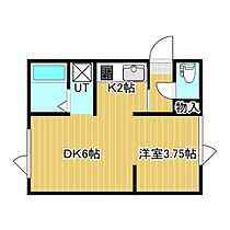 コーポたける 202 ｜ 北海道北見市高栄東町１丁目24-56（賃貸アパート1LDK・2階・25.51㎡） その2