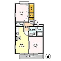 千葉県千葉市緑区おゆみ野中央7丁目（賃貸アパート2LDK・2階・48.71㎡） その2