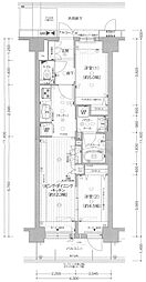 プレサンスロジェ京都城陽 2LDKの間取図画像
