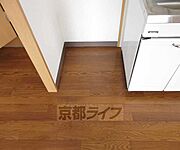 冷蔵庫置き場です