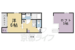 Hale Mahalo ワンルームの間取図画像