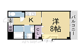 ミピアーチェ 1Kの間取図画像